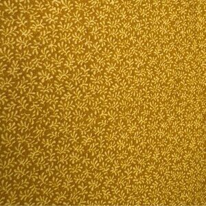 Bear Essentials P&B Textiles 1/2 yard x 44" Cotton Fabric Yellow Floral Pattern